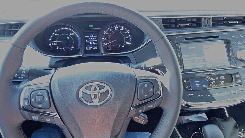 Driver command is incorporated into a sporty steering wheel and ergonomic controls. Photo credit: John Gilbert