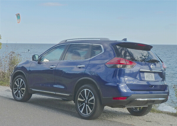 Redesigned and then refined, Nissan Rogue can stand tall among the crowd of CUVs, or hang gliders. Photo credit: John Gilbert