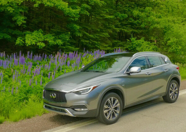 Infiniti’s QX-30 can be called the sports car of SUVs, because it looks sporty, performs and handles with low precision, and can do all the SUV things all-wheel drive can conquer. Photo credit: John Gilbert