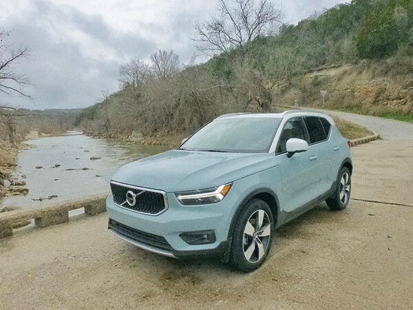 Volvo XC40 never flinched on winding Texas Hill Country roads and streams swelled by steady rain. Photo credit: John Gilbert