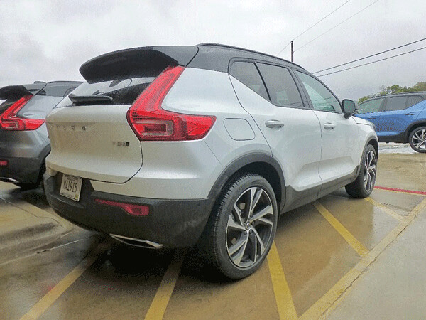 Designers gave compact XC40 unique features, particularly the angular rear. Photo credit: John Gilbert