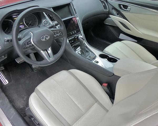 Plush leather seats and stylish carbon-fiber trim provides a welcoming interior. Photo credit: John Gilbert