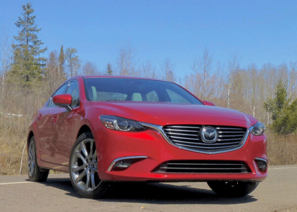 The Mazda6 gains grille shutters, styling tweaks and technical advances as a 2017.5 model. Photo credit: John Gilbert