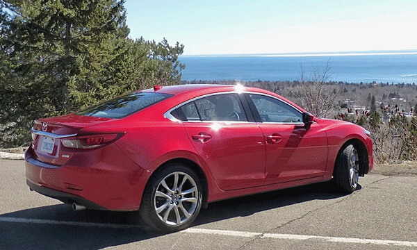 Stylish from every angle, the Mazda6 for 2017 upgrades existing model before 2018 hits. Photo credit: John Gilbert