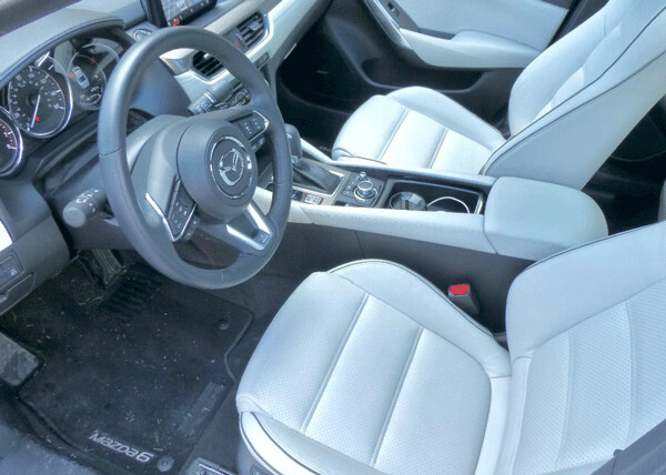 A big part of the half-year upgrade is a complete revision of the Mazda6 interior. Photo credit: John Gilbert