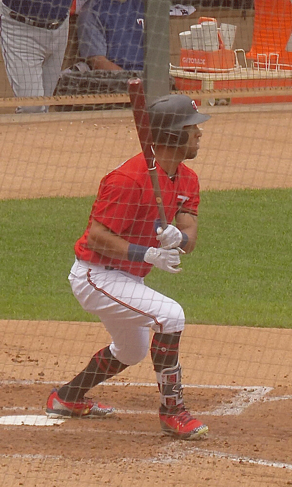 Eddie Rosario has become the Twins best hitter. Photo credit: John Gilbert