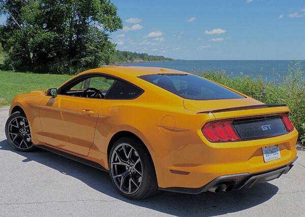Distinctive taillights and quad exhaust tips mean this could only be a Mustang.  Photo by: John Gilbert