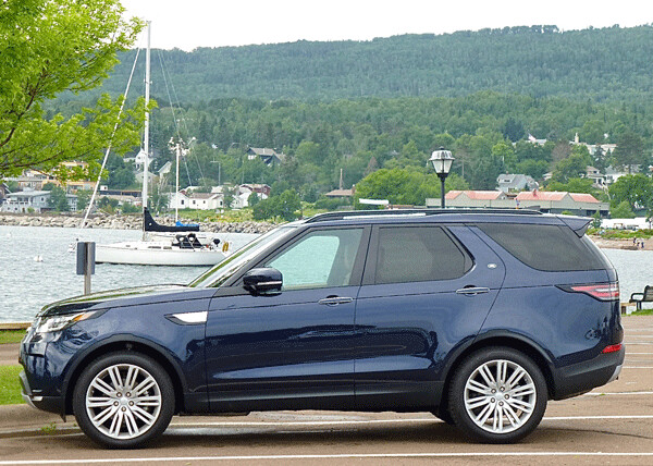 Land Rover Discovery cruised to one particular harbor in Grand Marais, Minnesota. Photo credit: John Gilbert