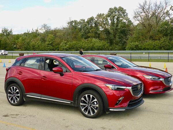 Technical upgrades, "best color" lead 2019 Mazda CX3 and Mazda3. Photo credit: John Gilbert