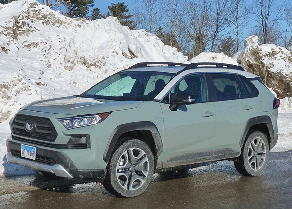 What would it look like if a Lunar Rock RAV4 parked in Duluth this year  as February turned to March? Photo credit: John Gilbert