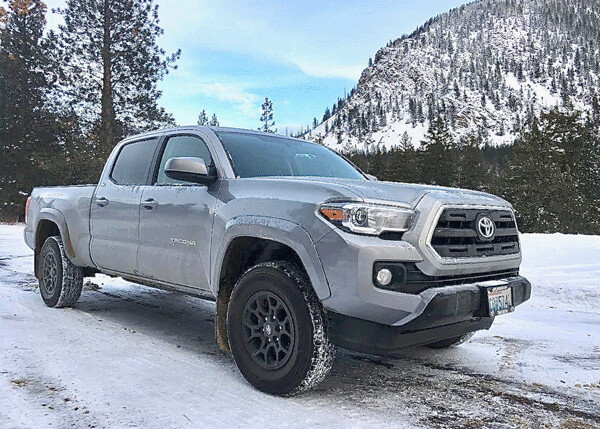 Jeff Gilbert shot this photo of his own Tacoma in the mountains of Montana on his excursion from Washington to Minnesota and back. Photo credit: John Gilbert