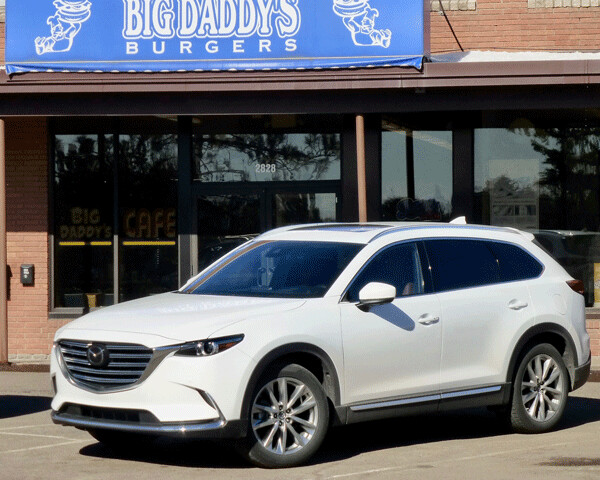 New Mazda CX-9 is roomy for seven, and adds turbocharged power with G-vectoring precision. Photo credit: John Gilbert
