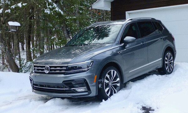 Mention the word snow, and the Tiguan immediately gets a chance to prove  its mettle. Photo credit: John Gilbert