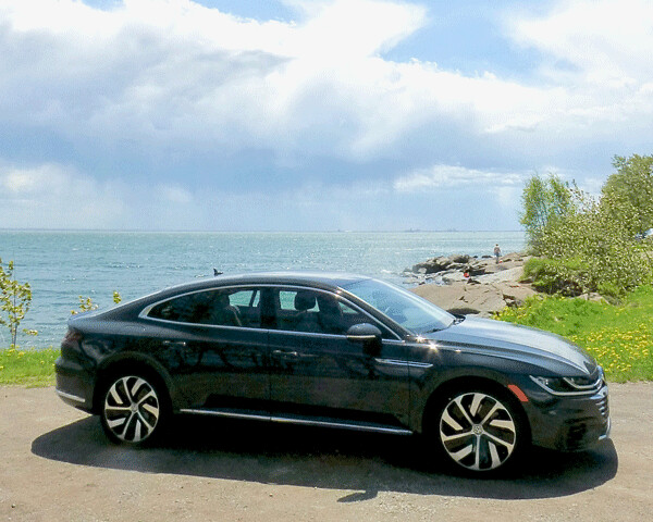 Solid and secure with 4Motion, the Arteon is at ease in all types of weather.  Photo credit: John Gilbert