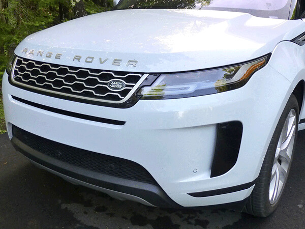 Aerodynamic efficiency is evident on all Range Rovers, and the Evoque meets  those standards. Photo credit: John Gilbert