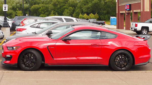  In silhouette, the Shelby GT350 has a familiar shape housing a lot of high-tech gear. Photo credit: John Gilbert