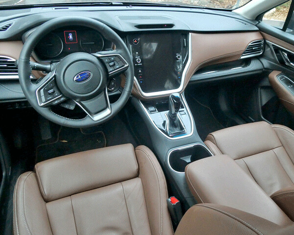 All the contemporary features are there, with touchscreen and leather seats for accents. Photo credit: John Gilbert