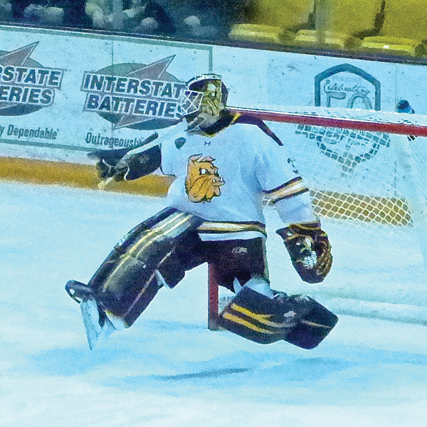 After his key save, Kaskisuo did a little hop-step to regain his balance, making it appear he was literally walking on air.  Photo credit: John Gilbert