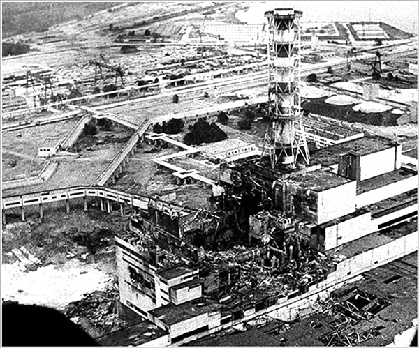 The April 1986 reactor explosion and 40-day-long graphite fire at Chernobyl in Ukraine dispersed half its radioactive fallout to every corner of the Northern Hemisphere. Half the fallout fell on the former Soviet republics of Ukraine, Belarus and Russia.