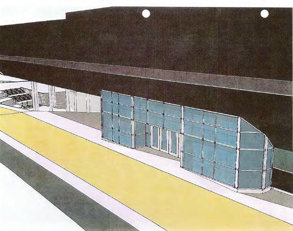 Proposed new Superior Street entrance
