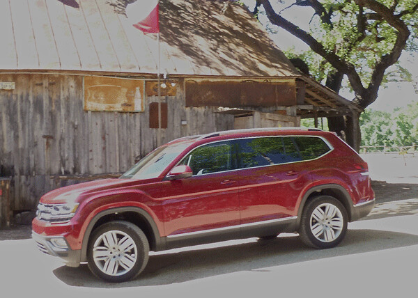 We claim to have driven the first Atlas into the iconic little cowboy town of Luckenbach, Texas. Photo credit: John Gilbert