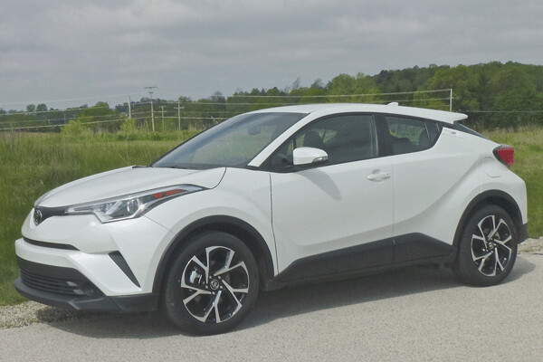 Toyota has a new C-HR which for now comes only with front-wheel drive but has great style. Photo credit: John Gilbert
