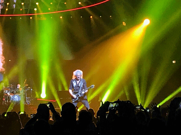 Brian May, guitar, Roger Taylor, drums, Queen icons, 2017. Photo credit: Sam Black