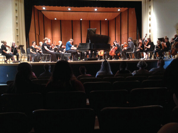 David Packa shares Grieg with the Northshore Philharmonic. Photo credit: Sam Black