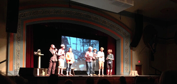 Laurie Kess and cast of Root Beer Lady, the musical, Ely, MN. Photo credit: Sam Black