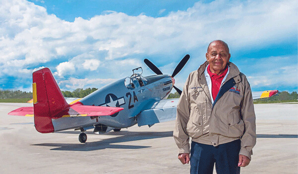 Tuskegee fighter pilot, Dr. Harold Brown.