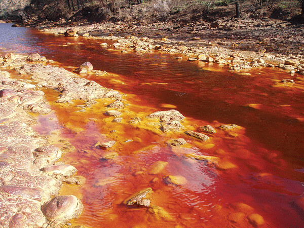 The Rio Tinto River in Spain contains acidic water with dissolved sulfides and iron. Acid mine drainage has led to severe environmental problems due to the heavy metal concentrations in the river. This could be in store for Minnesota. 