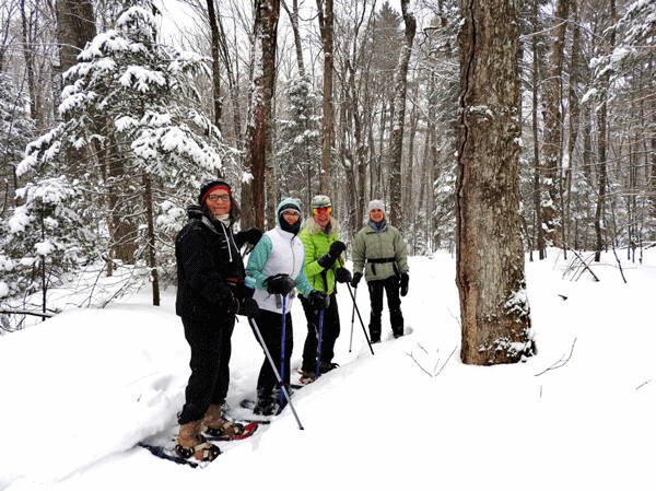 The NCT Navigators hike a section of the North Country Trail almost every Monday. They are well on their way to hiking another 100 miles this year! Photo by Emily Stone.