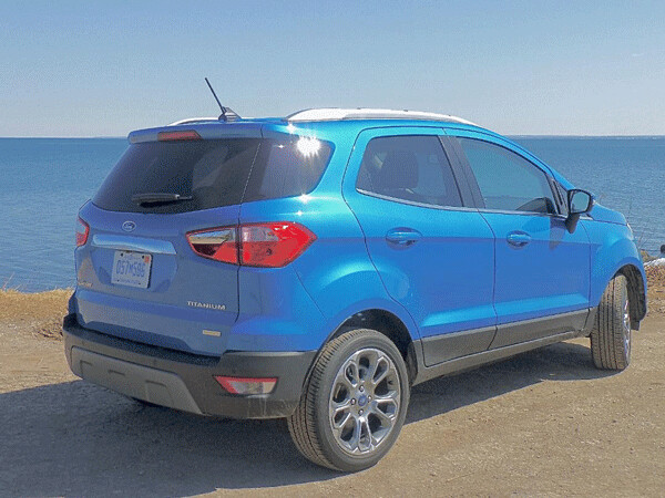  From the rear, the compact EcoSport has surprisingly adequate room. Photo credit: John Gilbert