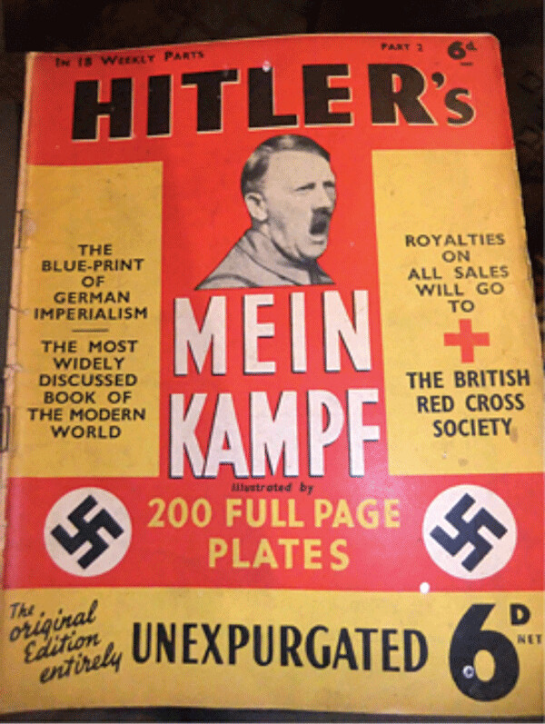 Mein Kampf. (Ivana once said that Trump kept a copy on his night-table)