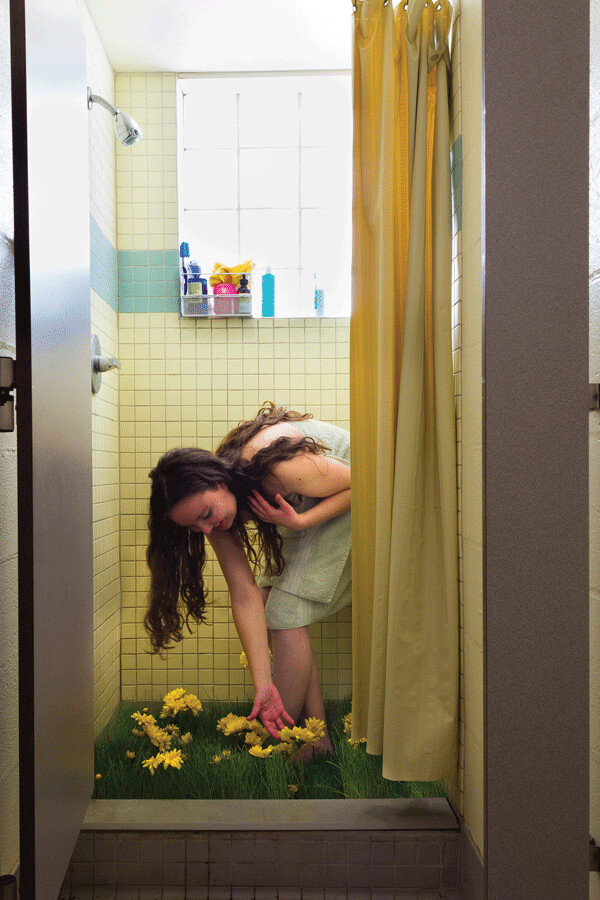 “Flowers Comin’ Through the Shower” Photograph by Johanna Marie