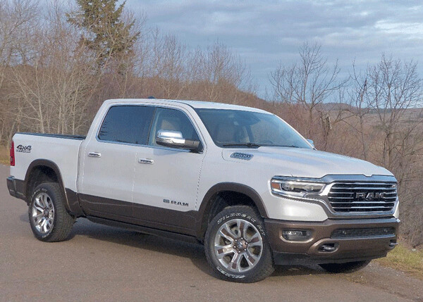 The  2019 Ram takes a huge leap toward luxury and styling in the Longhorn Laramie model, with luxury-car ride. Photo credit: John Gilbert