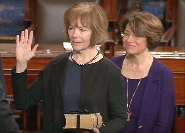Minnesota senators Tina Smith and Amy Klobuchar are backing Nolan’s  poison pill PolyMet bill, which would override citizen due process and judicial  review.