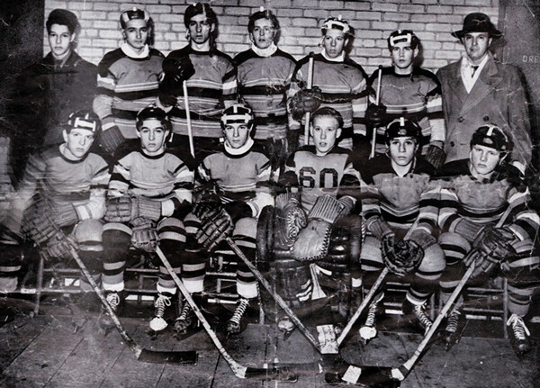 1945 Eveleth Golden Bears first  ever Boys State High School Hockey Champions