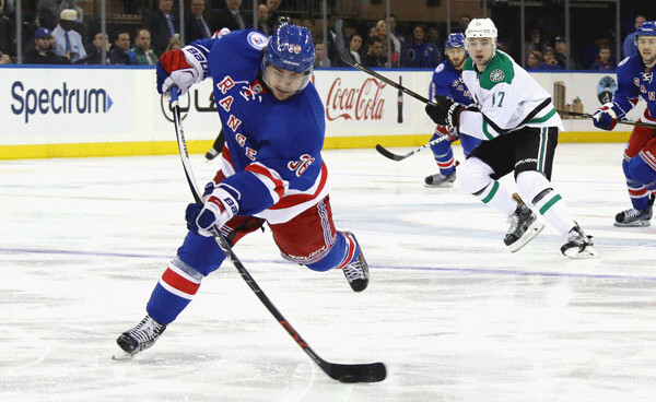 Former NY Ranger and Dallas Stars  Forward Matts Zuccarello is a prime UFA target for the Wild