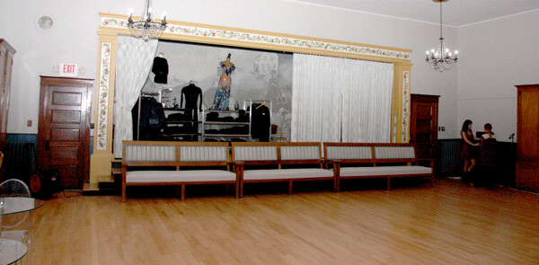 Norway Hall's influences are still part of the ballroom. Photo credit: T. Heineken