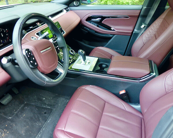 Sumptuous, soft leather coats the firmly supportive seats and accents the interior.   Photo credit: John Gilbert