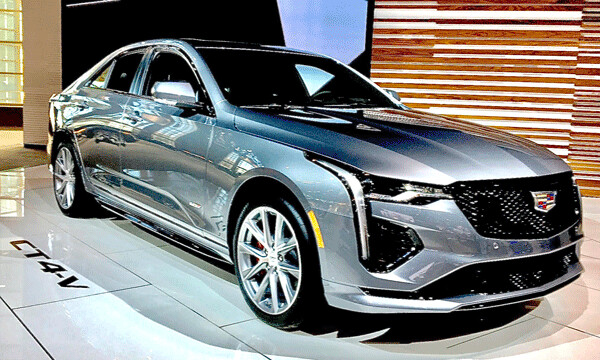 Cadillac has redone its sporty sedan -- the CT4-V with new power and luxury. Photo credit: John Gilbert