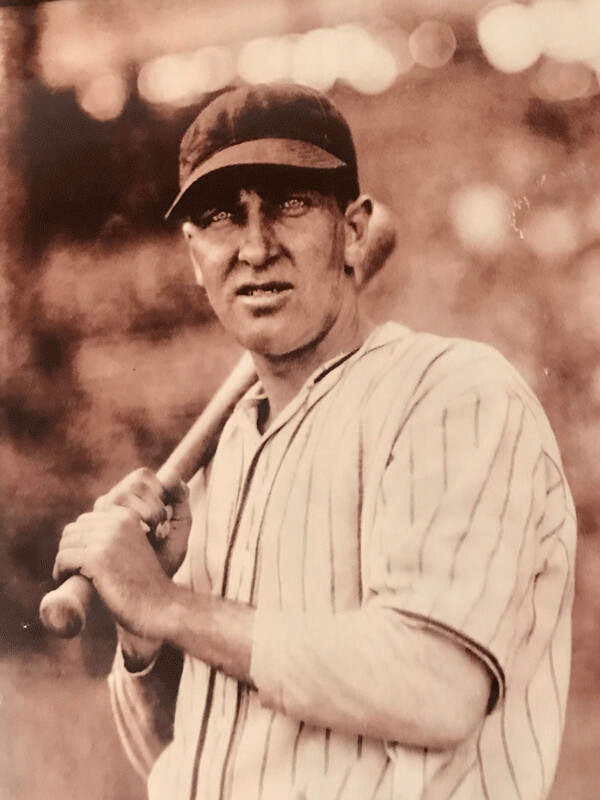 Wally Gilbert, at Barnes for the Brooklyn Dodgers, 1930.