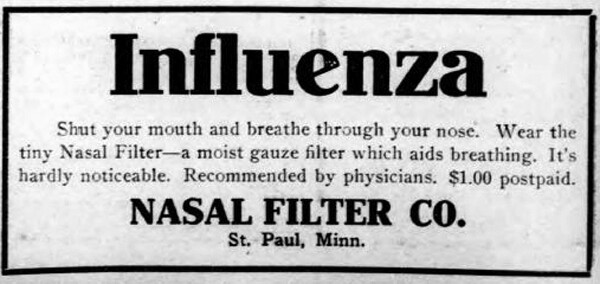 An October 1918 ad for a 