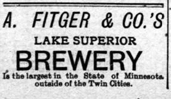 Ad in April 9, 1888 Duluth Herald.