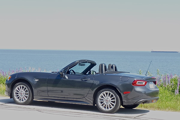 Fiat worked a joint venture with Mazda for the new MX-5 Miata platform, then fitted it with Fiat power, style. Photo credit: John Gilbert
