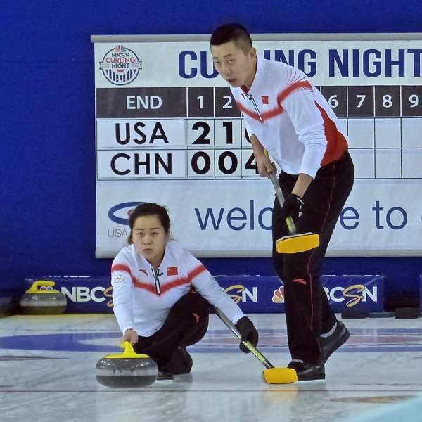 China won the mixed doubles title with an impressive showing. Photo credit: John Gilbert