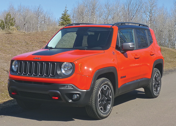 A week-long road test of a Jeep Renegade painted “Syracuse Orange” was reason enough to pick Syracuse in the NCAA basketball Final Fours.  Photo credit: John Gilbert